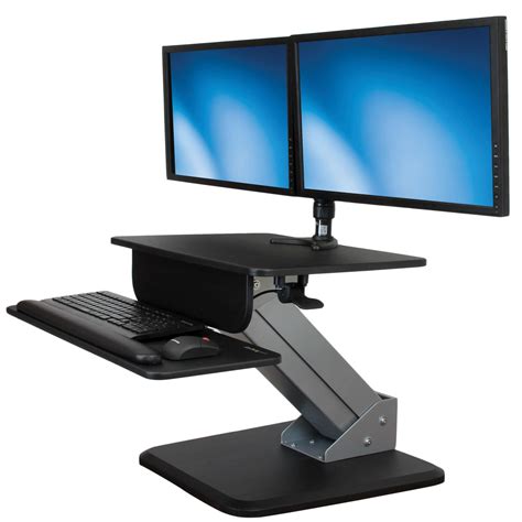 integrated monitor desk